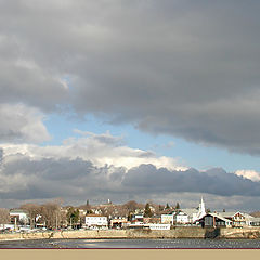 photo "one winter day of my life with the sky above"