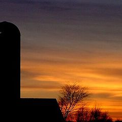 photo "Farm at Sunset"