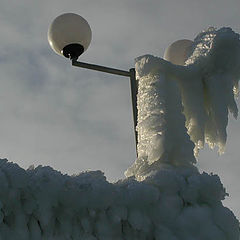 photo "winter cabin Lantern_shot 2"