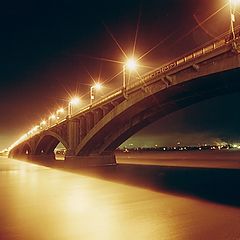 photo "The night with an opened eyes. The bridge and its"