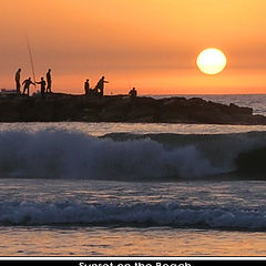 photo "Sunset on the Beach"