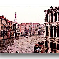 photo "Venice in Watercolour style - The great Channel"