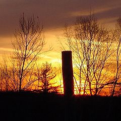 photo "Fencepost Sunset"