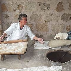 photo "Baking a national bread (lavash) #1"