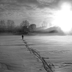 фото "Лыжный этюд (возвращение с прогулки)"