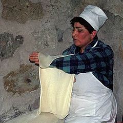 photo "Baking a national bread (lavash) #2"