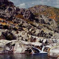 photo "The lake and the rocks"