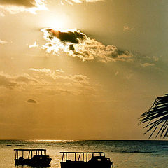 photo "Boats at sunset"