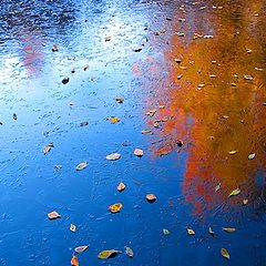 photo "Crystal mirror of a late autumn"