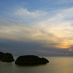 photo "Sunrise on the Mediteranean Sea"