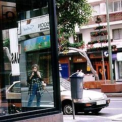 photo "Autoportrait at shopwindow"