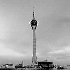 фото "Macau Tower, river view"