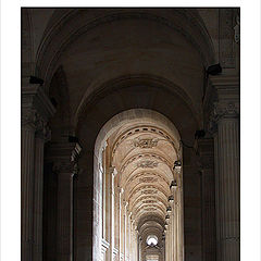 photo "Exterior gallery of Louvre"