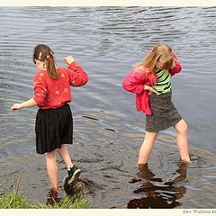 photo "Dances on water!"