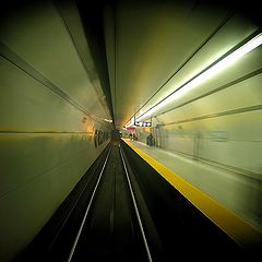 photo "Midnight subway train"