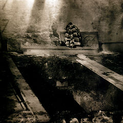 photo "one foot in the grave"