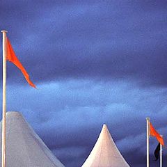 photo "Circus Tents and Flags"