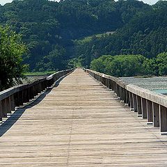 photo "The World`s Longest Wooden Bridge"