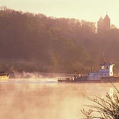 photo "Work on the river"