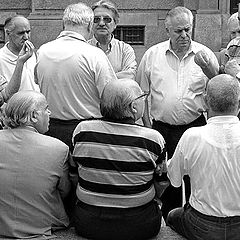 photo "Italian society of (old) men"