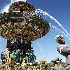 фото "fontaine place de la Concorde (2) - Paris"
