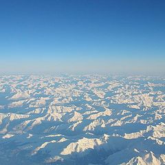 photo "alpi viste dal cielo"