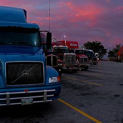 photo "Truck Driver`s Morning"