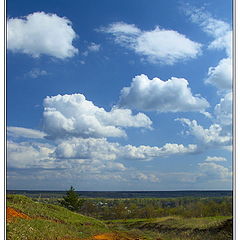 photo "Landscape with red clay"