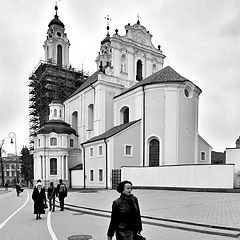 photo "Curves #2, streets of Vilnius"