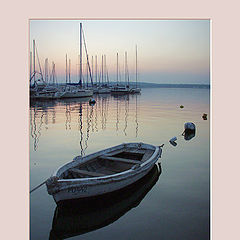 photo "Port Evening. Boat."