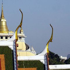 photo "The golden mount with three golden birds"