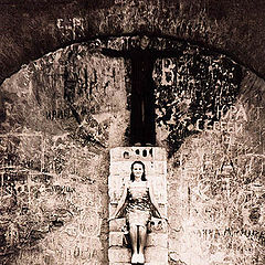 photo "In The Ruins Of Chapel - 2, 1970-s"