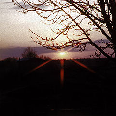 photo "The wind all is more silent, and the sun all is lo"
