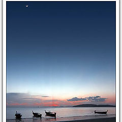 фото "Longtailboats on the beach"