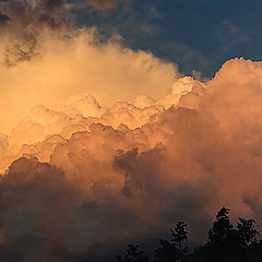 photo "Stormy Sunset, - Clouds On The East Part"