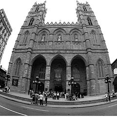 фото "Notre Dame de Montreal (снаружи)"