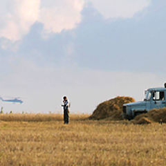 photo "Field of the battle for harvest"