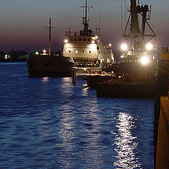 photo "The late evening in port"