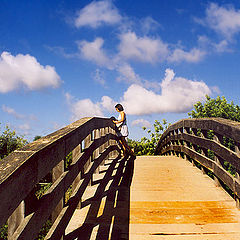 photo "Girl on the bridge"