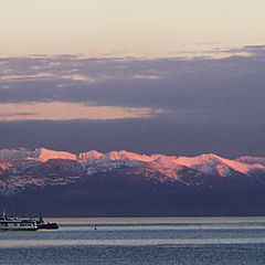 photo "Under pink mountains"