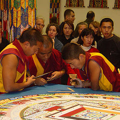 photo "Construction of mandala Kalachakra"