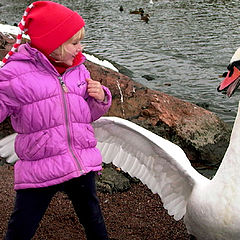 photo "Leda and The Swan :)"