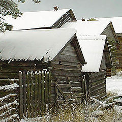 photo "White roofs (After snowfall)."