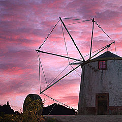 photo "Mill at sunset"