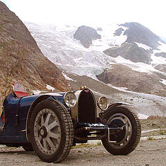 фото "1929 Bugatti in the Swiss Alps"