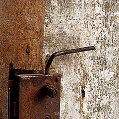 photo "old Croatian door handle"