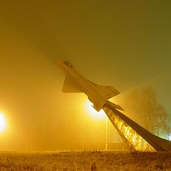 фото "город Жуковский и густой туман..."