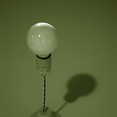 photo "Bulb which stood in itself"