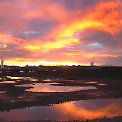 photo "sunrisepuddles"