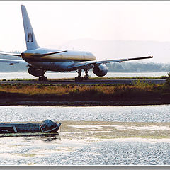 photo "The Boat and the plane"